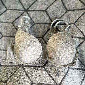 Gray Wear Everywhere PINK Lightly Lined Bra 34D